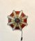Italian Glass and Iron Ceiling Lamp or Sconces from Poliarte, 1970s, Image 8