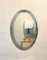 Mid-Century Italian Oval Three Level Wall Mirror in the Style of Fontana Arte, 1970s 9