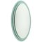 Mid-Century Italian Oval Three Level Wall Mirror in the Style of Fontana Arte, 1970s 1