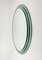 Mid-Century Italian Oval Three Level Wall Mirror in the Style of Fontana Arte, 1970s, Image 5