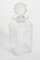 Antique English Victorian 3-Crystal Bottle Tantalus, 19th Century 18