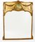 Antique French Painted & Parcel Gilt Trumeau Mirror, 19th Century, Image 10