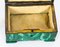Antiker Schmuckkasten aus Malachit & vergoldeter Bronze mit Deckel, 19. Jh 13