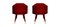 Maroon Beelicious Chair by Royal Stranger, Set of 2, Image 1