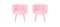 Pinker Marshmallow Stuhl von Royal Stranger, 2er Set 1