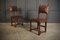 Oak & Leather Dining Chairs, Set of 8 22