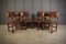 Oak & Leather Dining Chairs, Set of 8 25