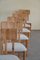 Dänisches Mid-Century Set aus 6 skulpturalen Esszimmerstühlen aus Douglasie, 1970er 15