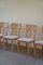 Danish Mid-Century Set of 6 Sculptural Dining Chairs in Douglas Pine, 1970s 17