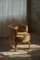 Swedish Modern Lambswool Swivel Fridene Armchair by Carina Bengs for Ikea 6