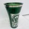 Italian Art Nouveau Green Glass & Silver Vase, 1900, Image 4