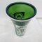 Italian Art Nouveau Green Glass & Silver Vase, 1900 3