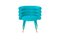 Cyan Marshmallow Chair by Royal Stranger 1