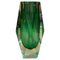 Vase Mid-Century en Verre de Murano Vert par Seguso, 1970s 1