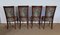 Chairs in Solid Beech, 1960s, Set of 4, Image 7