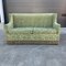 Chiseled Velvet Bench Sofa, 1940s 5