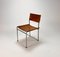Sedia in stile Bauhaus in acciaio tubolare e pelle color cognac, anni '60, Immagine 1