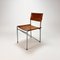 Sedia in stile Bauhaus in acciaio tubolare e pelle color cognac, anni '60, Immagine 10