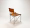 Sedia in stile Bauhaus in acciaio tubolare e pelle color cognac, anni '60, Immagine 6