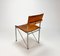 Sedia in stile Bauhaus in acciaio tubolare e pelle color cognac, anni '60, Immagine 4