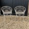 Set of Art Nouveau Wrought Iron Armchairs, Image 2