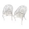 Set of Art Nouveau Wrought Iron Armchairs, Image 1