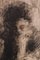 D'après Pierre Bonnard, Femme à Coudre, 20ème Siècle, Graphite Noir sur Papier, Encadré 5