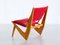 Swedish Oak and Velvet Lounge Chair by Bertil Behrman for Engen Möbelfabriker, 1956 11