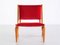 Swedish Oak and Velvet Lounge Chair by Bertil Behrman for Engen Möbelfabriker, 1956, Image 3