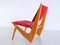 Swedish Oak and Velvet Lounge Chair by Bertil Behrman for Engen Möbelfabriker, 1956 7