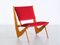 Swedish Oak and Velvet Lounge Chair by Bertil Behrman for Engen Möbelfabriker, 1956 2