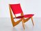 Swedish Oak and Velvet Lounge Chair by Bertil Behrman for Engen Möbelfabriker, 1956 1