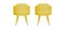 Silla Beelicious amarilla de Royal Stranger. Juego de 2, Imagen 1