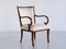 Swedish Birch and Satinwood Armchairs by Carl Malmsten for Bodafors, 1930s, Set of 2, Image 15