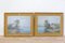 Olio su tela, Francia, fine XIX secolo, in cornice, set di 2, Immagine 4