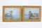 Olio su tela, Francia, fine XIX secolo, in cornice, set di 2, Immagine 1