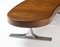 Mid-Century Modern Curved Solid Hardwood Slat Bench from Forma Brazil, 1960s 3