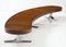 Mid-Century Modern Curved Solid Hardwood Slat Bench from Forma Brazil, 1960s 7