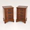 Antique Georgian Style Inlaid Bedside Chests, Set of 2 1