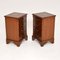 Antique Georgian Style Inlaid Bedside Chests, Set of 2, Image 9