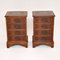 Antique Georgian Style Inlaid Bedside Chests, Set of 2, Image 2