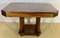 Achteckiger Art Deco Tisch aus Nussholz 8