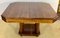Achteckiger Art Deco Tisch aus Nussholz 9