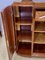 Art Deco Burr Walnut Buffet with Glass, Image 5