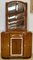 Art Deco Burr Walnut Buffet with Glass, Image 1