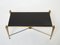 French Gilded Wrought Iron Opaline Coffee Table from Maison Ramsay, 1960s, Image 9