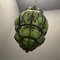 Italian Green Wrought Iron Murano Pendant Light, Image 8