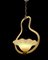 Yellow Italian Murano Glass Pendant Light 7