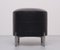 Black Faux Leather Sewing Stool, 1960s 4