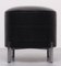 Black Faux Leather Sewing Stool, 1960s 3